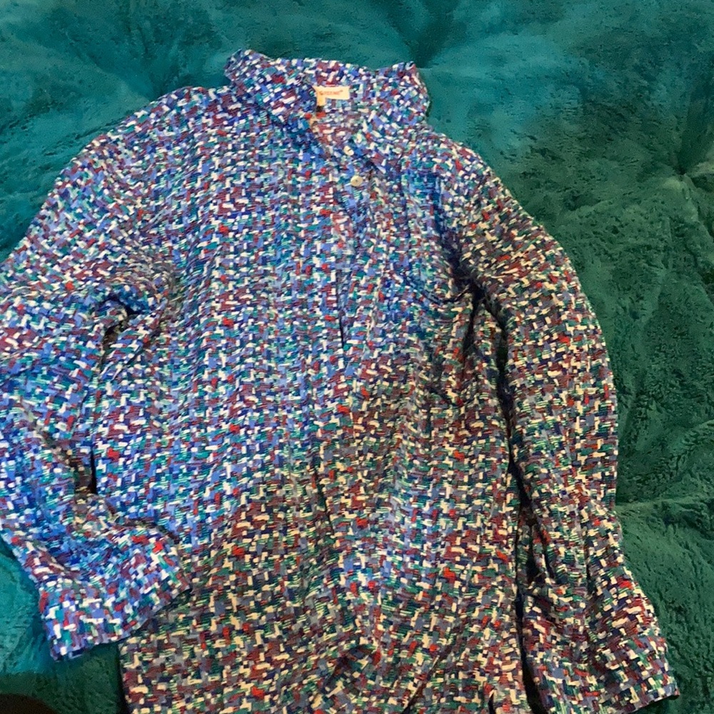 Cute blue button up!